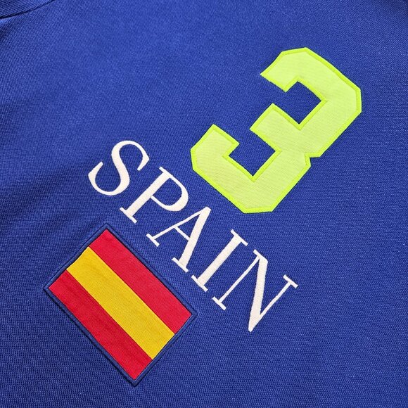 Polo by Ralph Lauren Polo Shirt Spain Big Pony Logo Golf Custom Fit Men's Size L - Picture 7 of 10